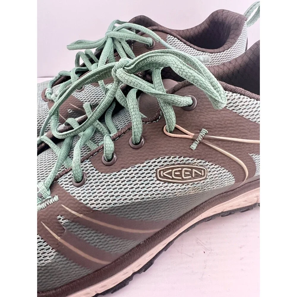 KEEN Terradora Trail Shoes Women’s 8.5 Hiking Green Gray Sneakers Outdoors - Picture 6 of 8